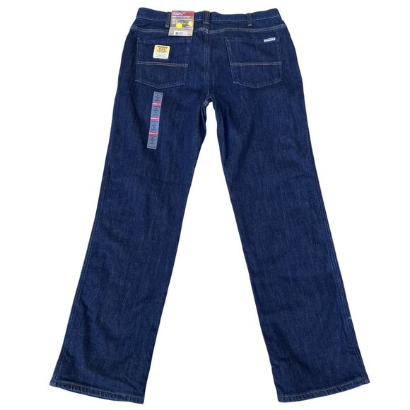 Carhartt NWT Womens14 Straight Leg Blaine Flannel Lined Jean Rugged Flex Capsule - Picture 2 of 16